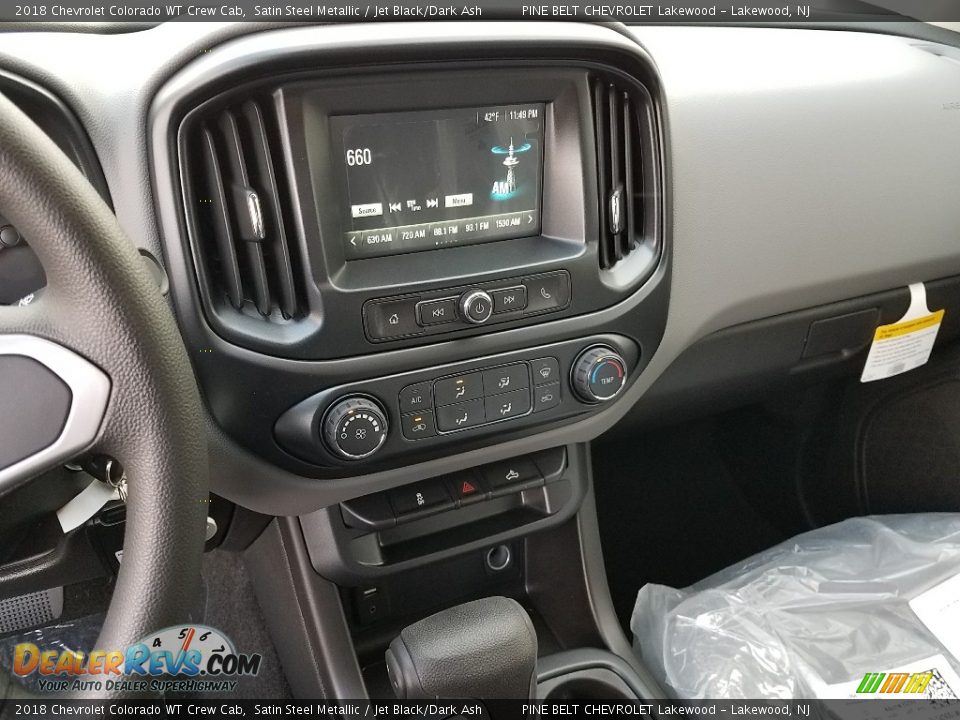 2018 Chevrolet Colorado WT Crew Cab Satin Steel Metallic / Jet Black/Dark Ash Photo #10