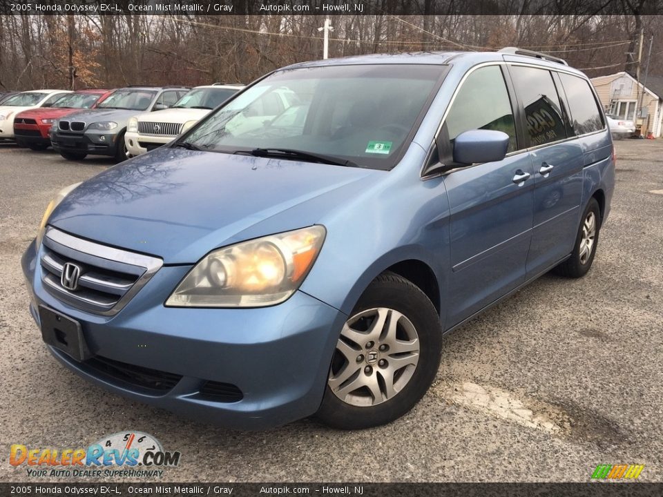 2005 Honda Odyssey EX-L Ocean Mist Metallic / Gray Photo #1