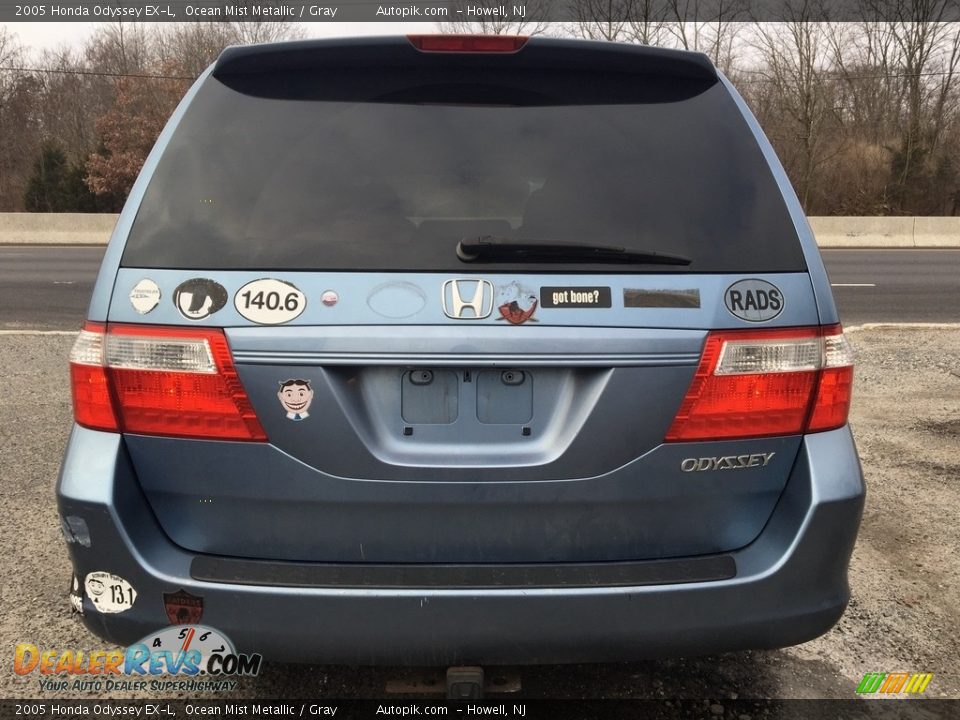 2005 Honda Odyssey EX-L Ocean Mist Metallic / Gray Photo #4