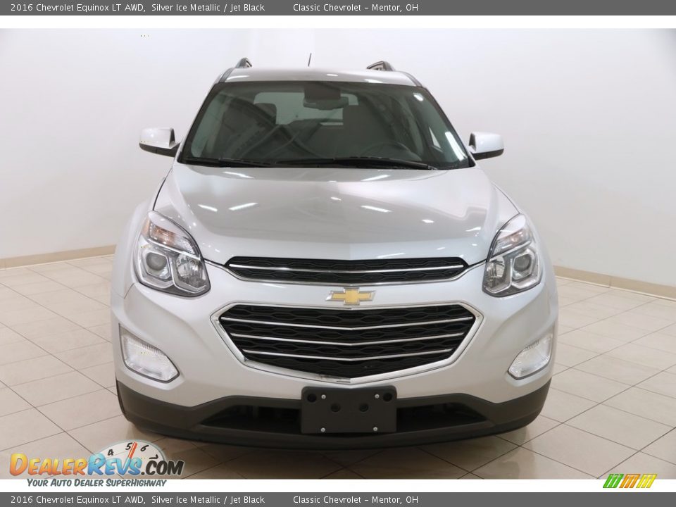 2016 Chevrolet Equinox LT AWD Silver Ice Metallic / Jet Black Photo #2