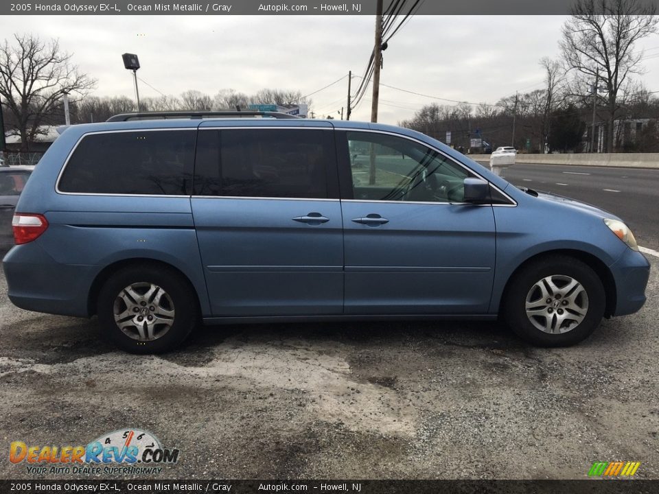 2005 Honda Odyssey EX-L Ocean Mist Metallic / Gray Photo #6
