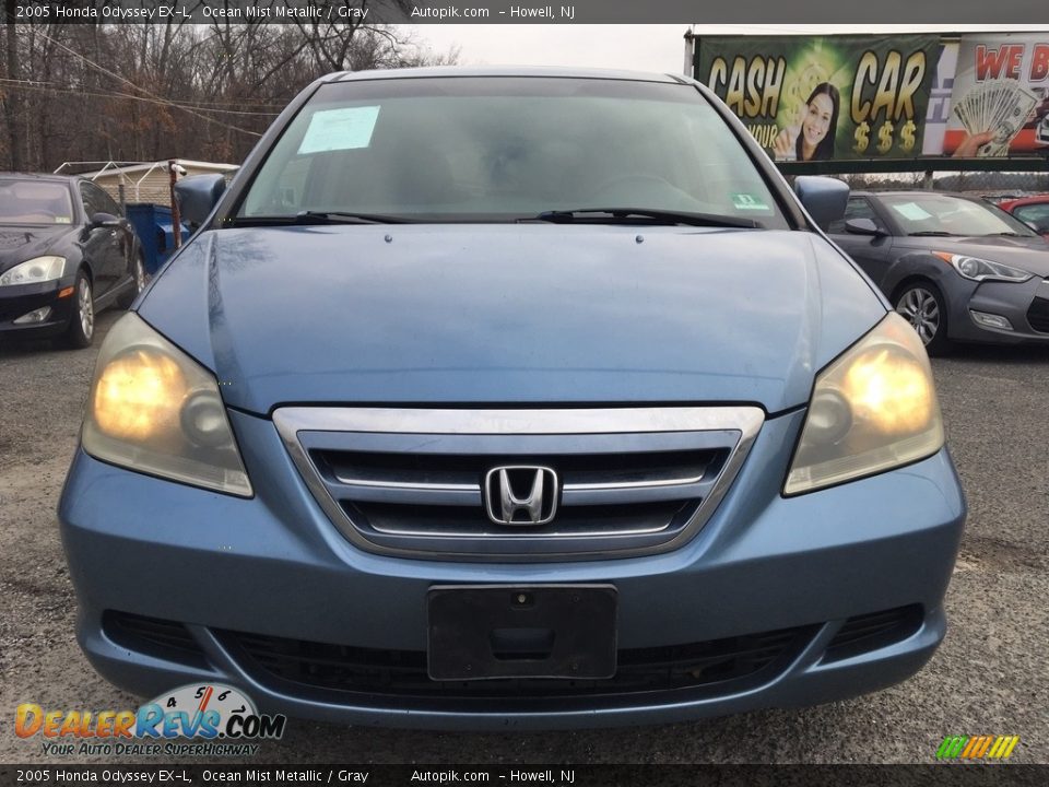 2005 Honda Odyssey EX-L Ocean Mist Metallic / Gray Photo #8
