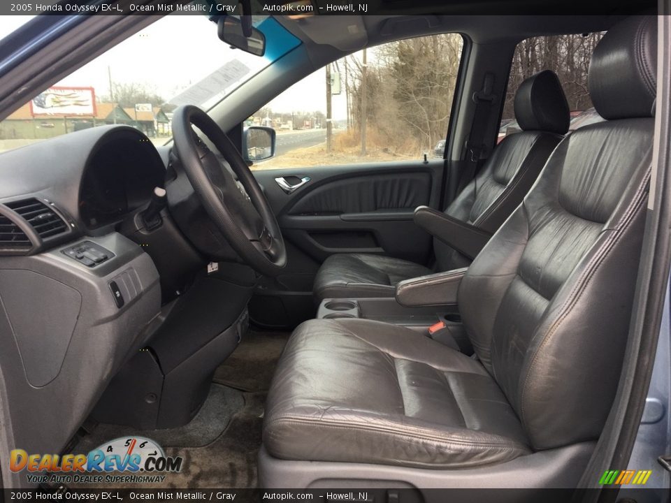 2005 Honda Odyssey EX-L Ocean Mist Metallic / Gray Photo #9