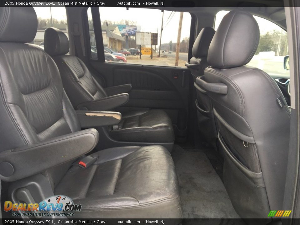 2005 Honda Odyssey EX-L Ocean Mist Metallic / Gray Photo #12