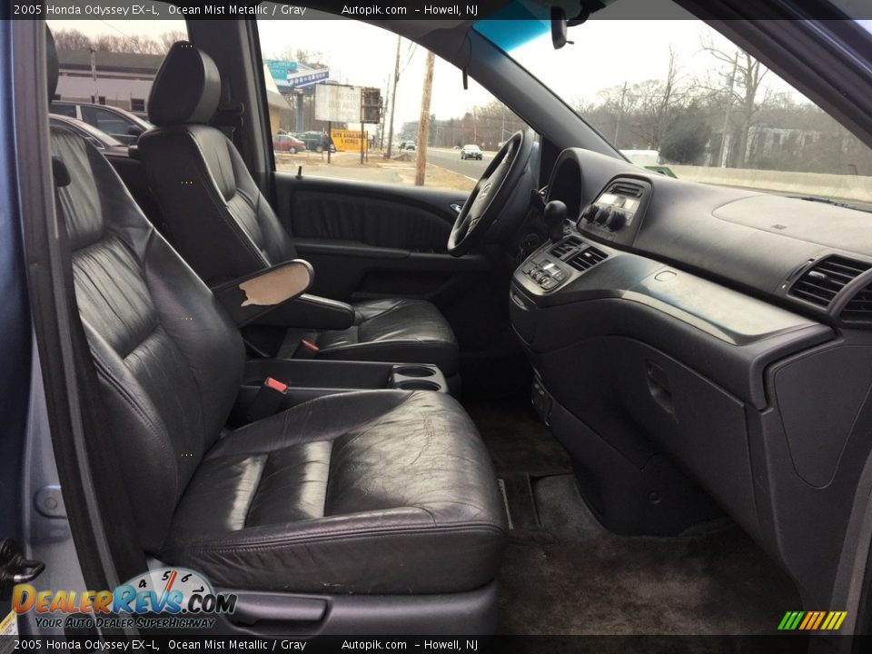 2005 Honda Odyssey EX-L Ocean Mist Metallic / Gray Photo #13
