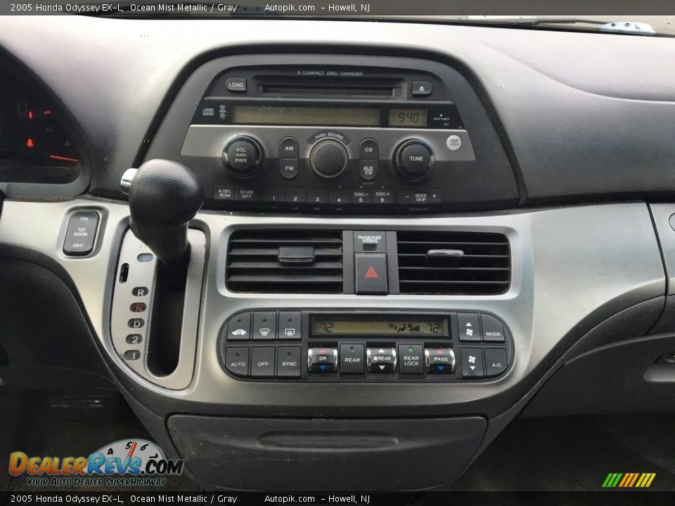 2005 Honda Odyssey EX-L Ocean Mist Metallic / Gray Photo #15