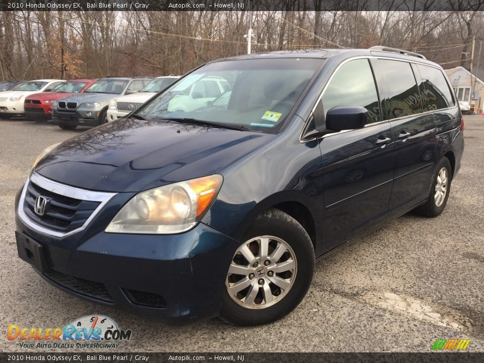 2010 Honda Odyssey EX Bali Blue Pearl / Gray Photo #1