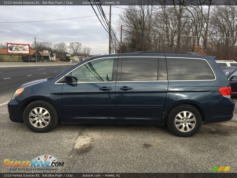 2010 Honda Odyssey EX Bali Blue Pearl / Gray Photo #2