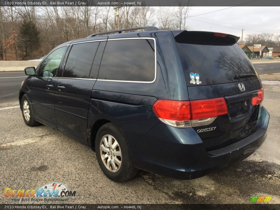 2010 Honda Odyssey EX Bali Blue Pearl / Gray Photo #3