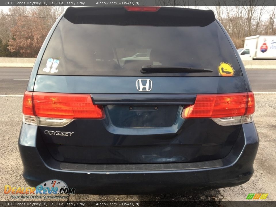 2010 Honda Odyssey EX Bali Blue Pearl / Gray Photo #4