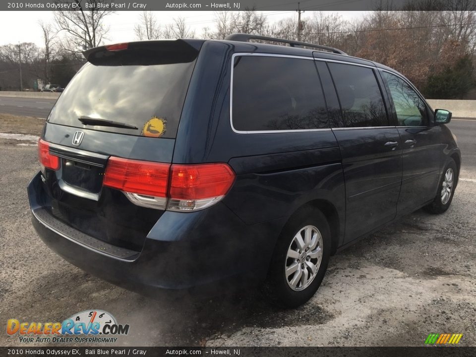2010 Honda Odyssey EX Bali Blue Pearl / Gray Photo #5