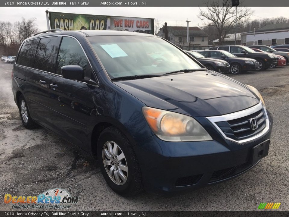2010 Honda Odyssey EX Bali Blue Pearl / Gray Photo #7