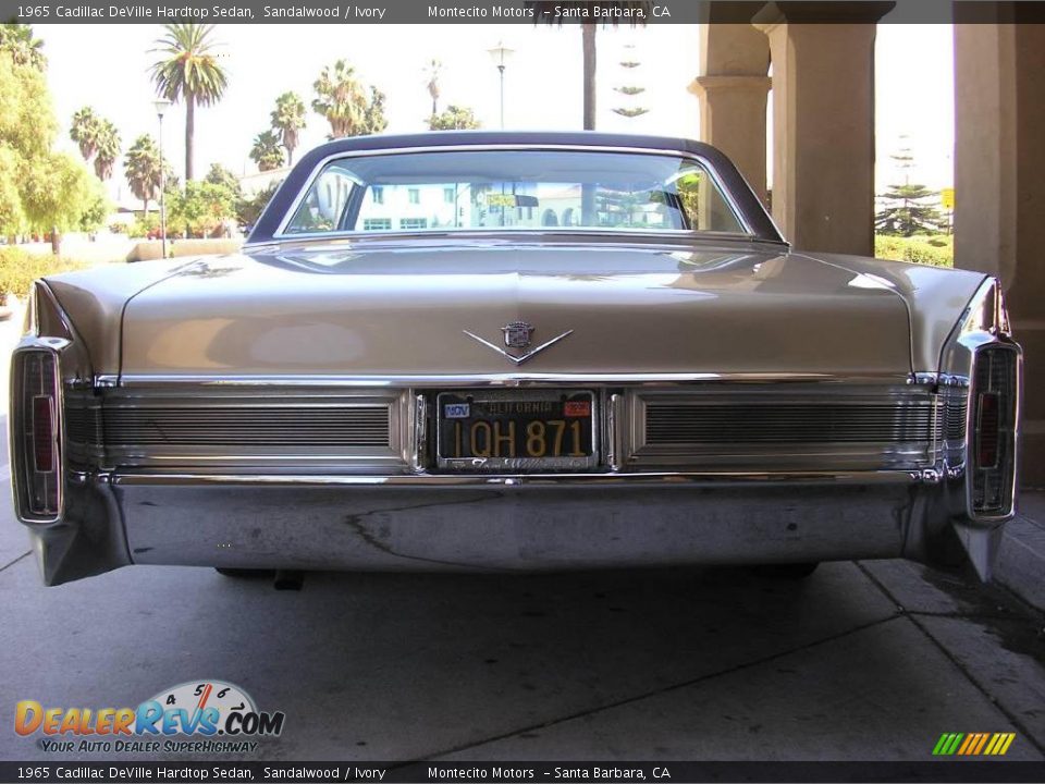 1965 Cadillac DeVille Hardtop Sedan Sandalwood / Ivory Photo #8