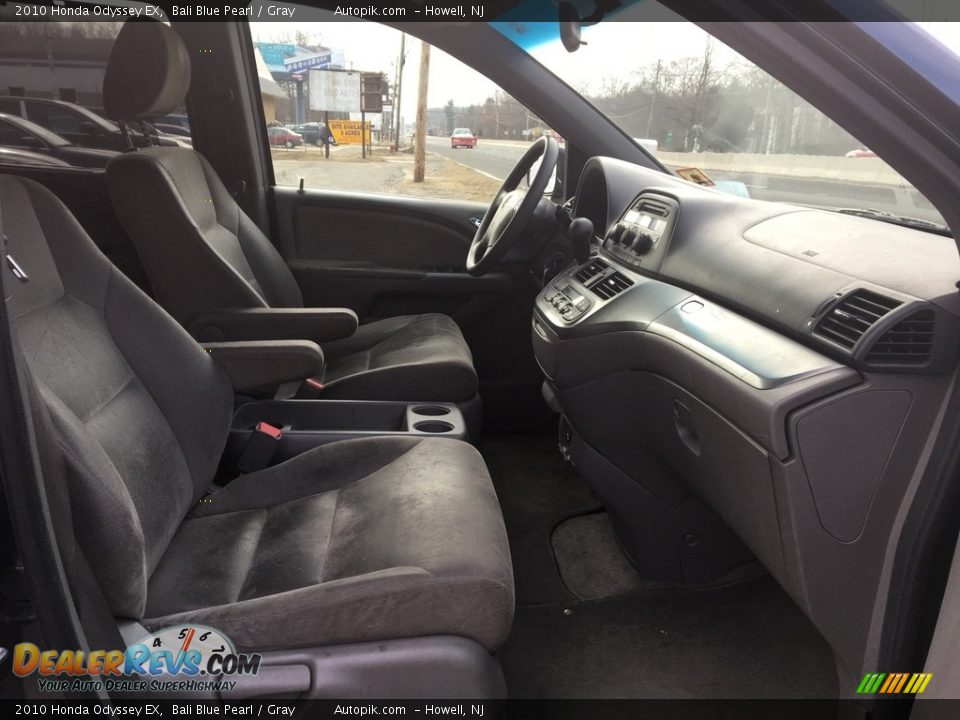 2010 Honda Odyssey EX Bali Blue Pearl / Gray Photo #12