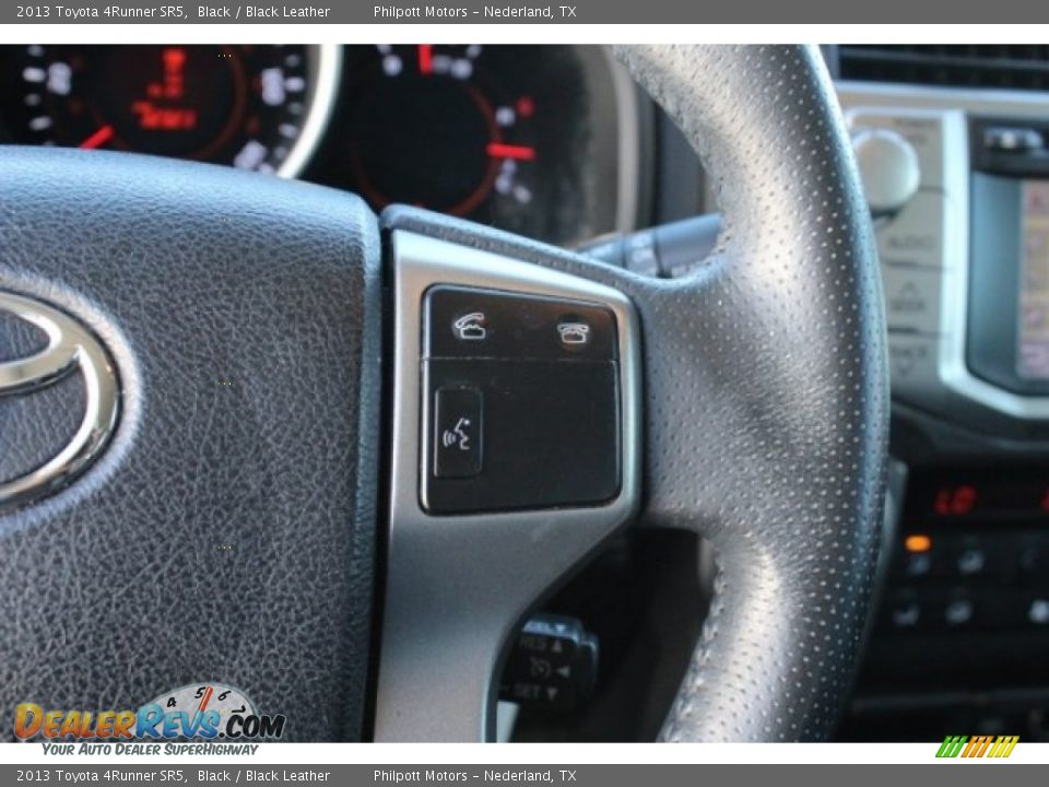 2013 Toyota 4Runner SR5 Black / Black Leather Photo #22