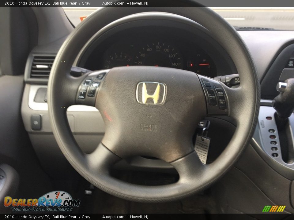 2010 Honda Odyssey EX Bali Blue Pearl / Gray Photo #16