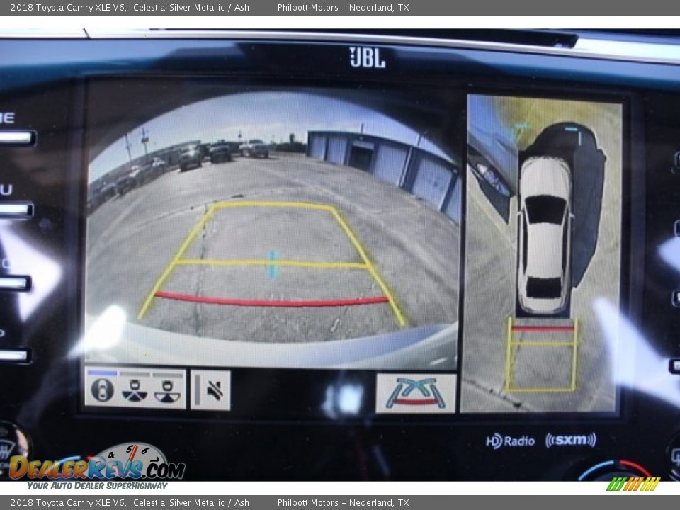 2018 Toyota Camry XLE V6 Celestial Silver Metallic / Ash Photo #15