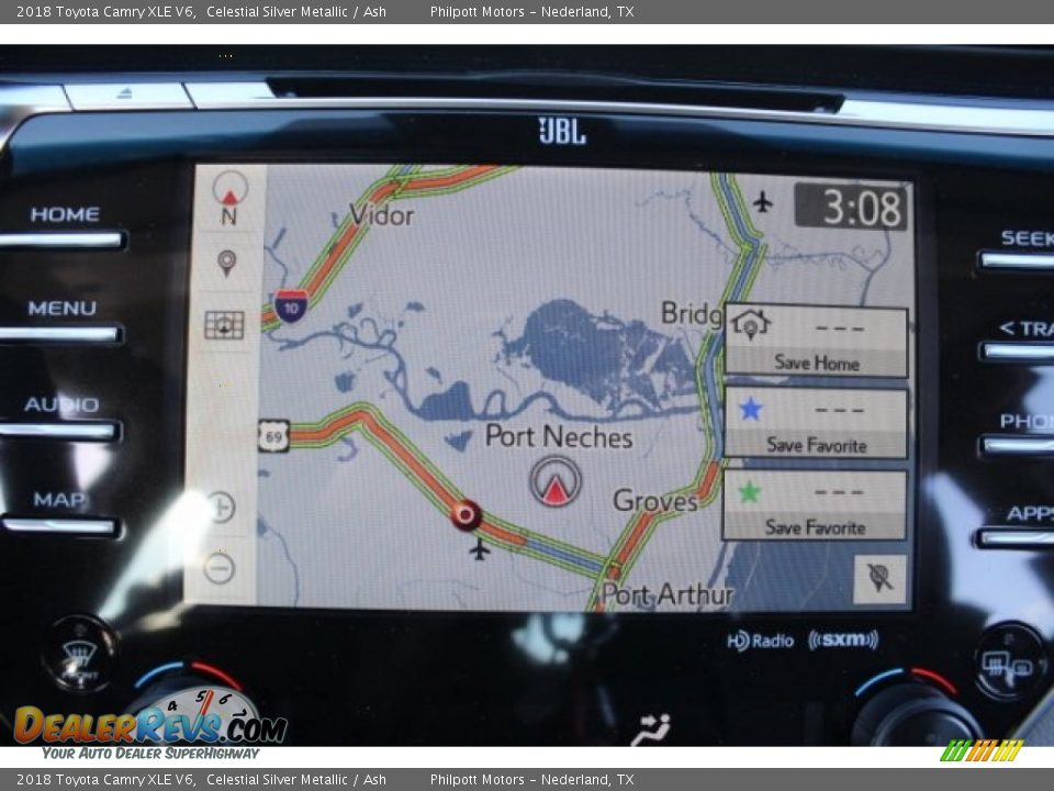 2018 Toyota Camry XLE V6 Celestial Silver Metallic / Ash Photo #16