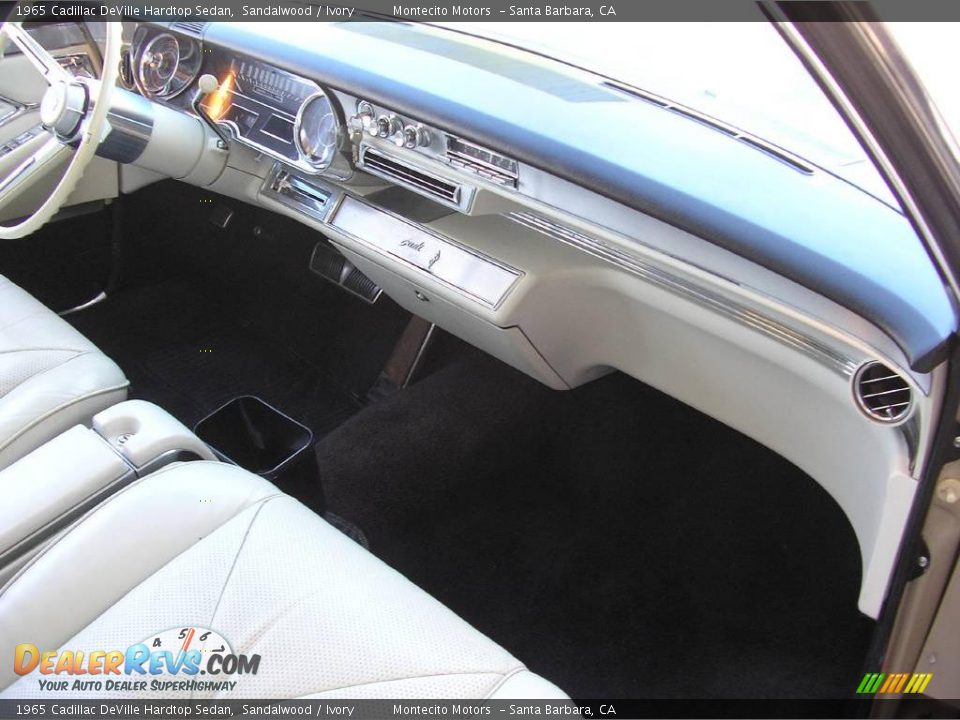 1965 Cadillac DeVille Hardtop Sedan Sandalwood / Ivory Photo #17