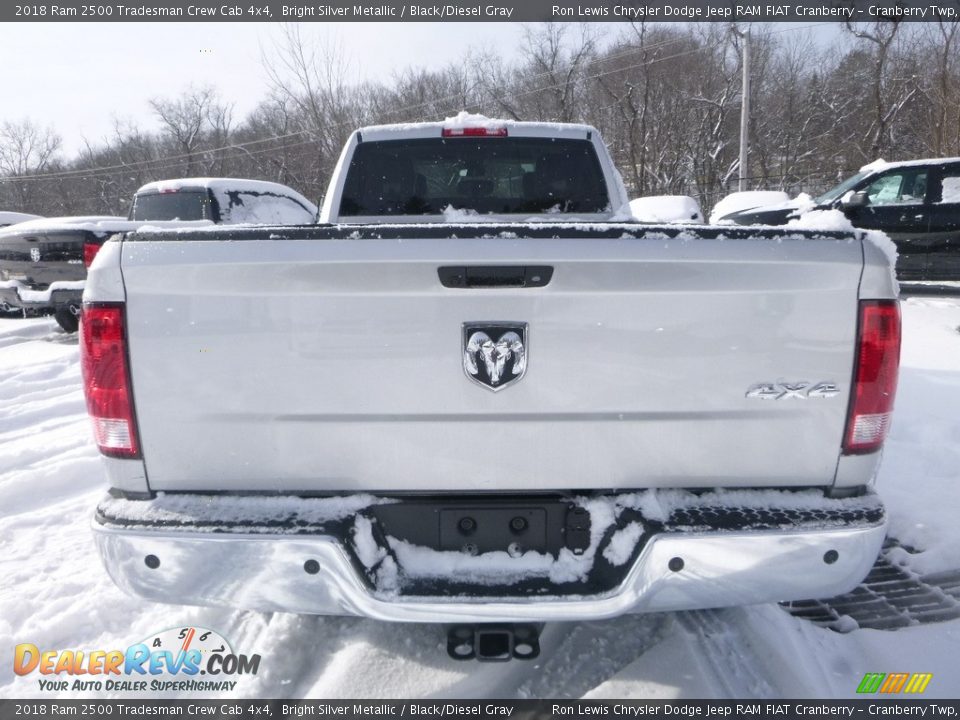 2018 Ram 2500 Tradesman Crew Cab 4x4 Bright Silver Metallic / Black/Diesel Gray Photo #7