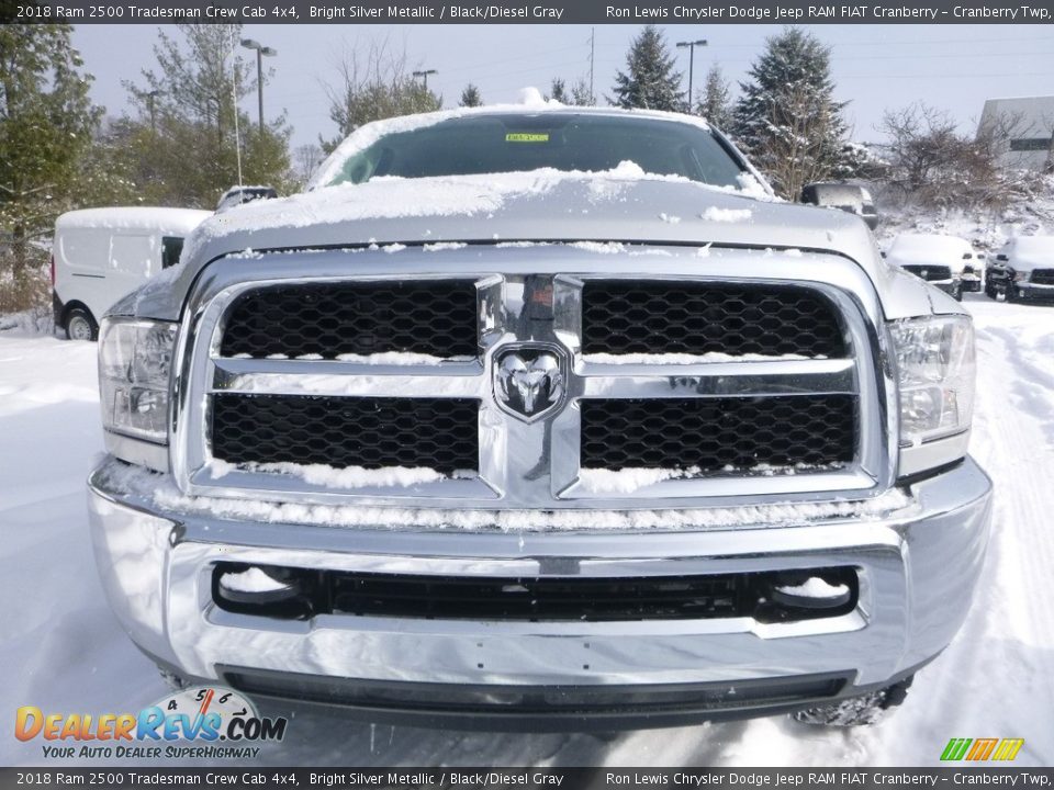 2018 Ram 2500 Tradesman Crew Cab 4x4 Bright Silver Metallic / Black/Diesel Gray Photo #11