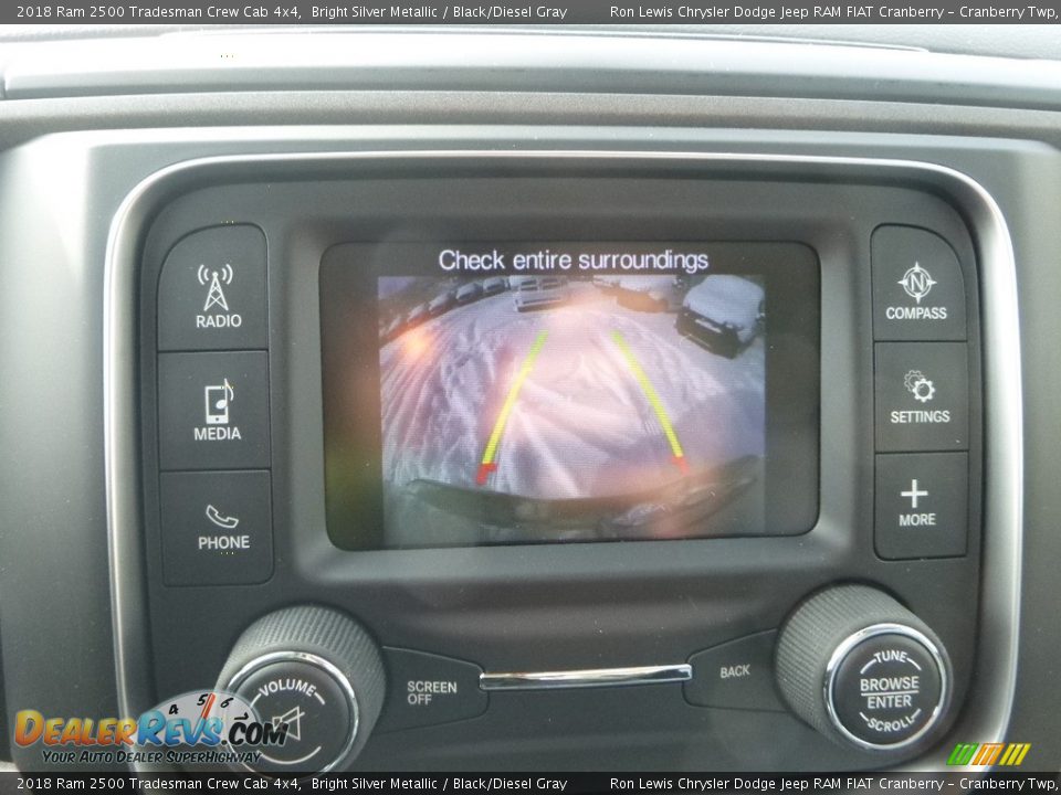 2018 Ram 2500 Tradesman Crew Cab 4x4 Bright Silver Metallic / Black/Diesel Gray Photo #16