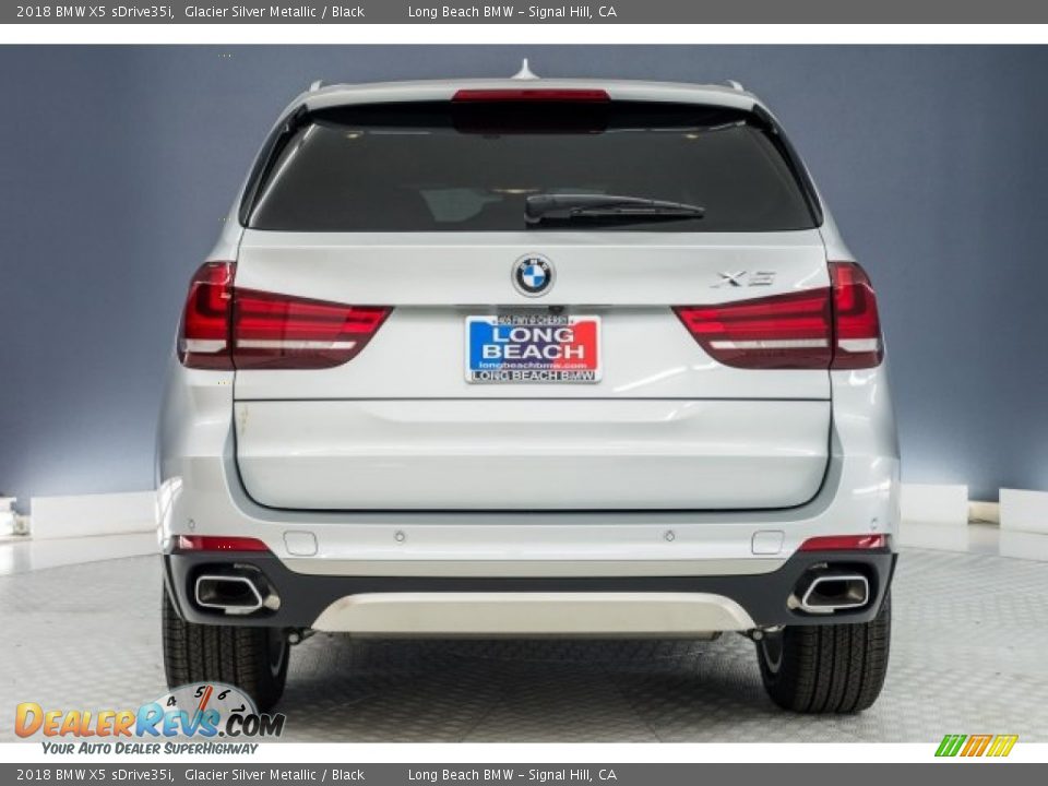 2018 BMW X5 sDrive35i Glacier Silver Metallic / Black Photo #3