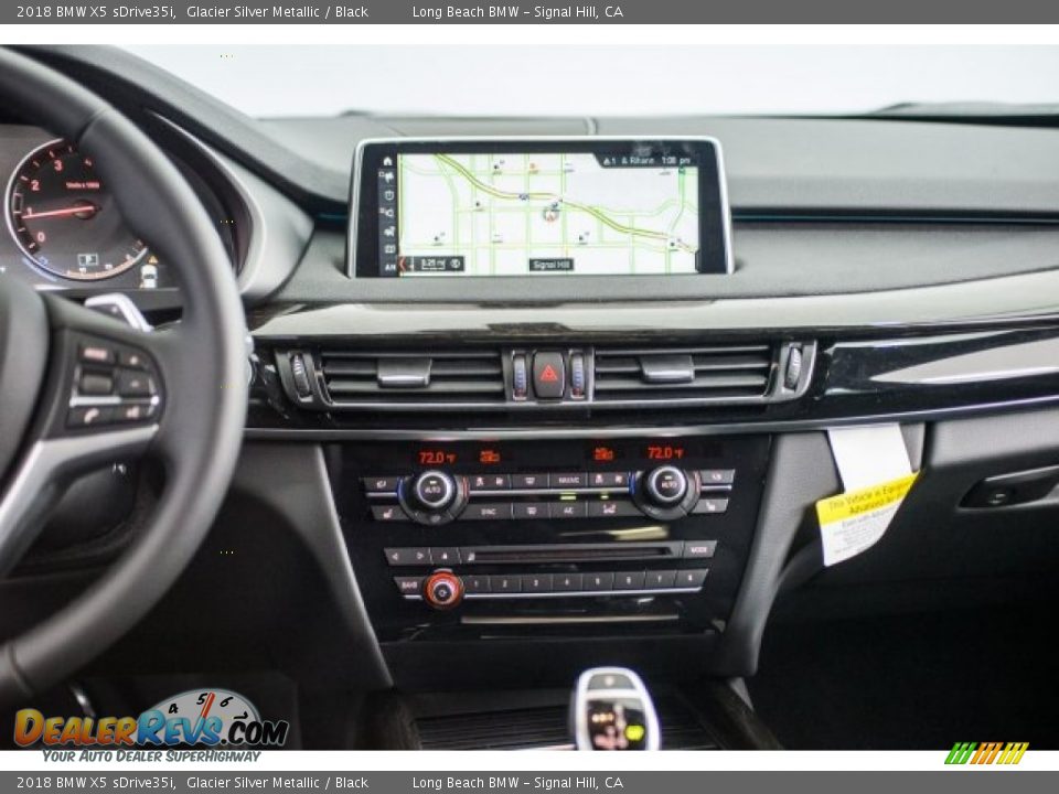 2018 BMW X5 sDrive35i Glacier Silver Metallic / Black Photo #5