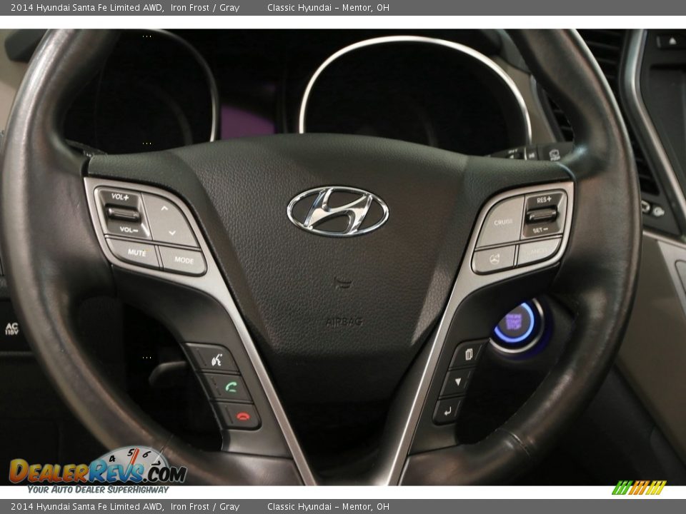 2014 Hyundai Santa Fe Limited AWD Iron Frost / Gray Photo #7
