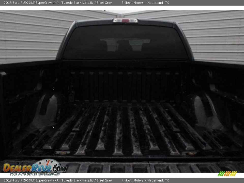 2013 Ford F150 XLT SuperCrew 4x4 Tuxedo Black Metallic / Steel Gray Photo #13