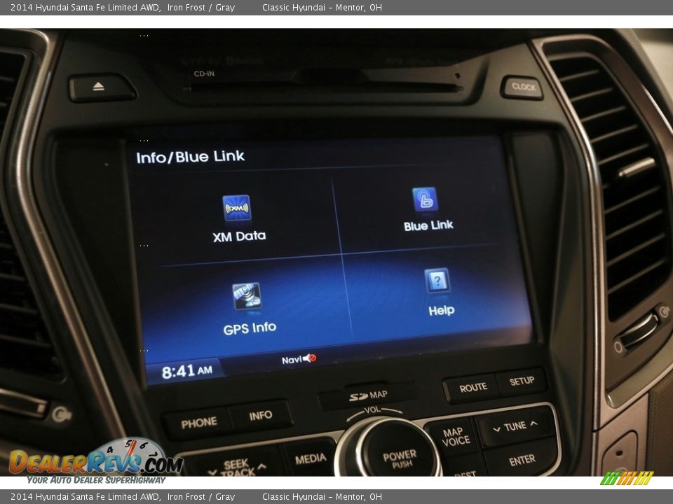2014 Hyundai Santa Fe Limited AWD Iron Frost / Gray Photo #13