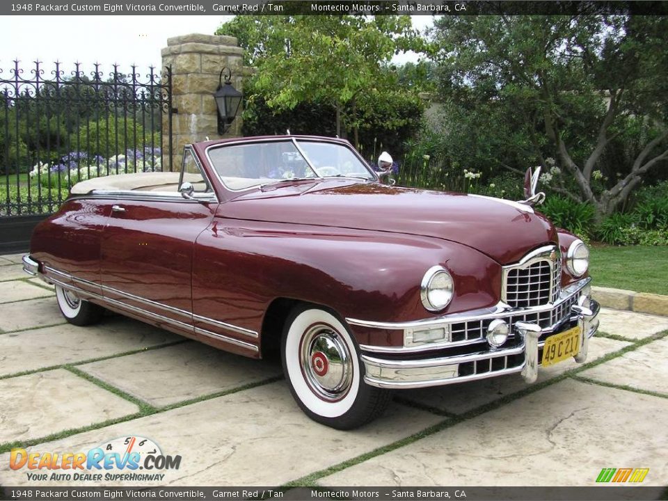 Front 3/4 View of 1948 Packard Custom Eight Victoria Convertible Photo #1