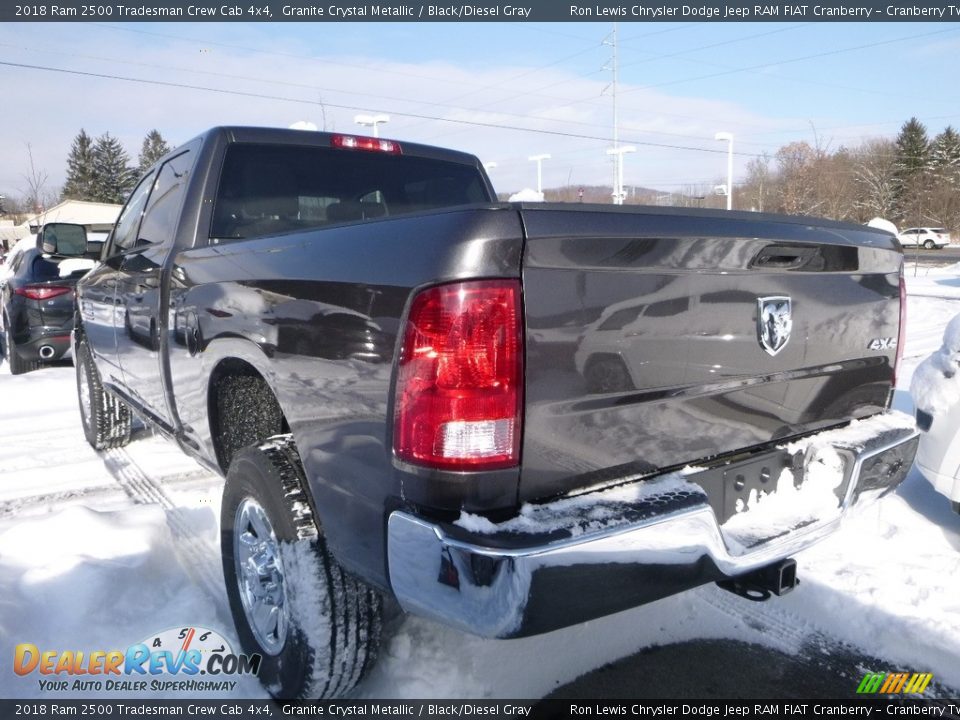 2018 Ram 2500 Tradesman Crew Cab 4x4 Granite Crystal Metallic / Black/Diesel Gray Photo #3