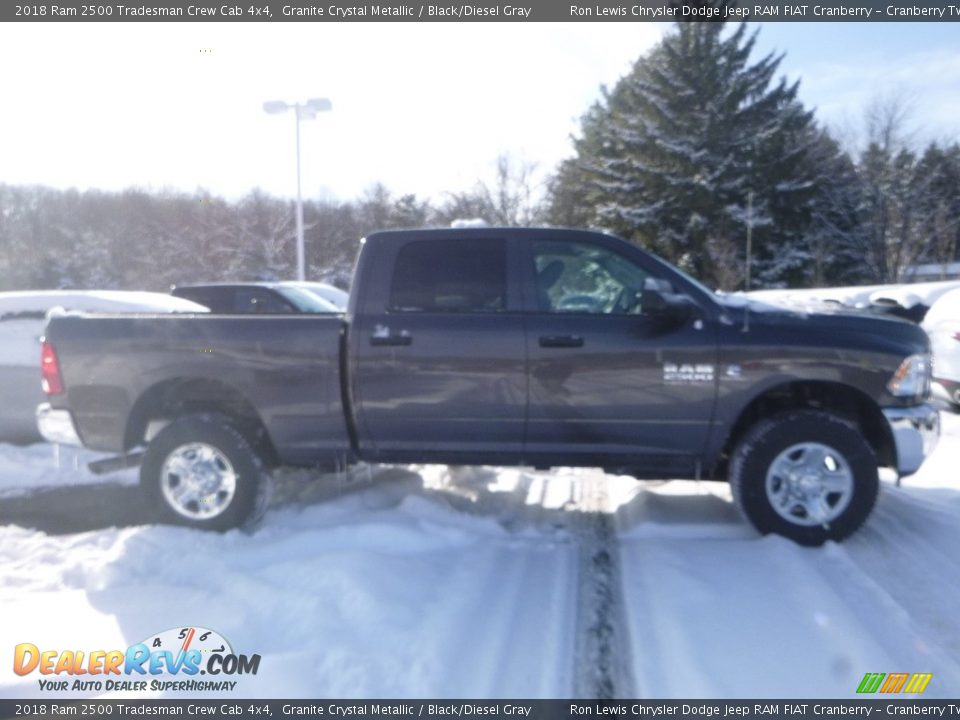 2018 Ram 2500 Tradesman Crew Cab 4x4 Granite Crystal Metallic / Black/Diesel Gray Photo #6