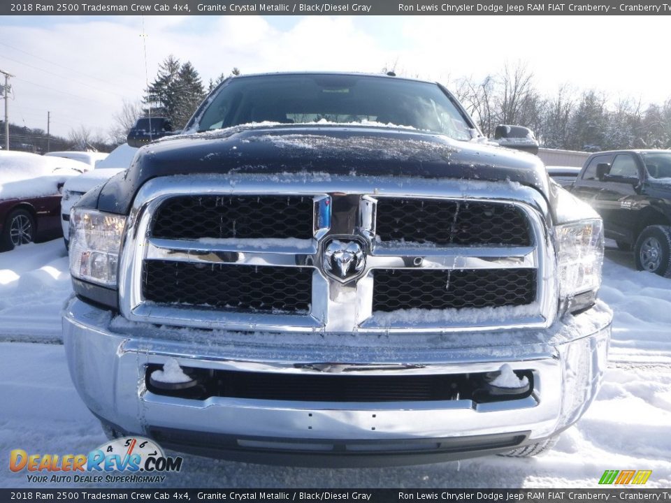 2018 Ram 2500 Tradesman Crew Cab 4x4 Granite Crystal Metallic / Black/Diesel Gray Photo #8