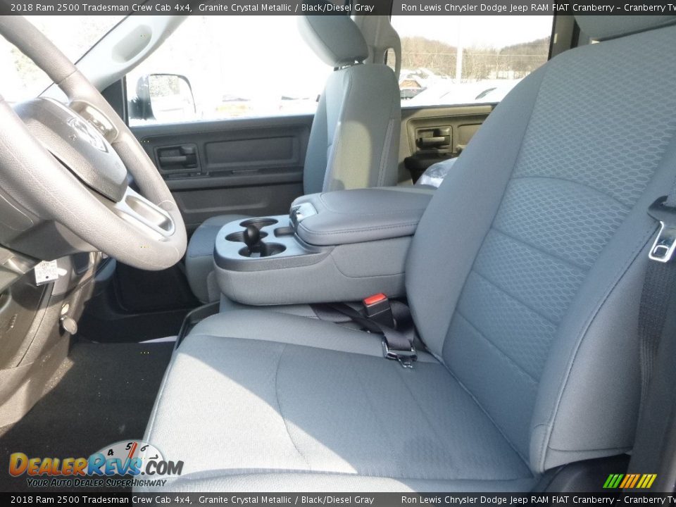 2018 Ram 2500 Tradesman Crew Cab 4x4 Granite Crystal Metallic / Black/Diesel Gray Photo #15