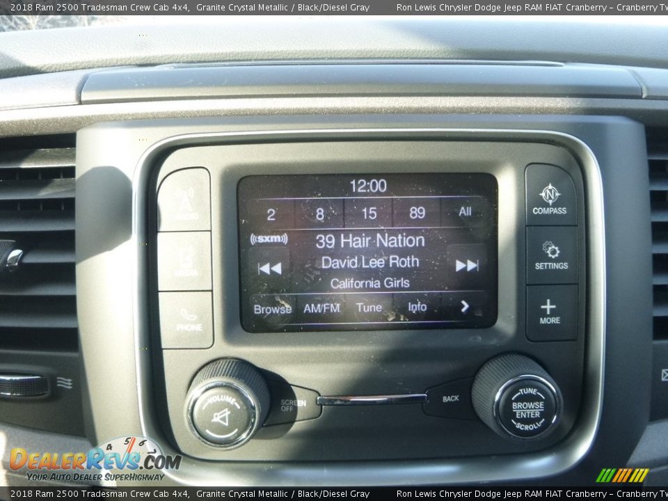 2018 Ram 2500 Tradesman Crew Cab 4x4 Granite Crystal Metallic / Black/Diesel Gray Photo #16