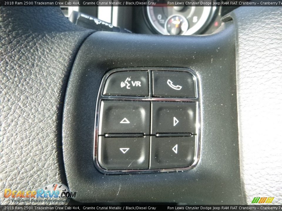 2018 Ram 2500 Tradesman Crew Cab 4x4 Granite Crystal Metallic / Black/Diesel Gray Photo #19