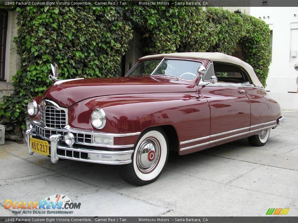 Front 3/4 View of 1948 Packard Custom Eight Victoria Convertible Photo #13