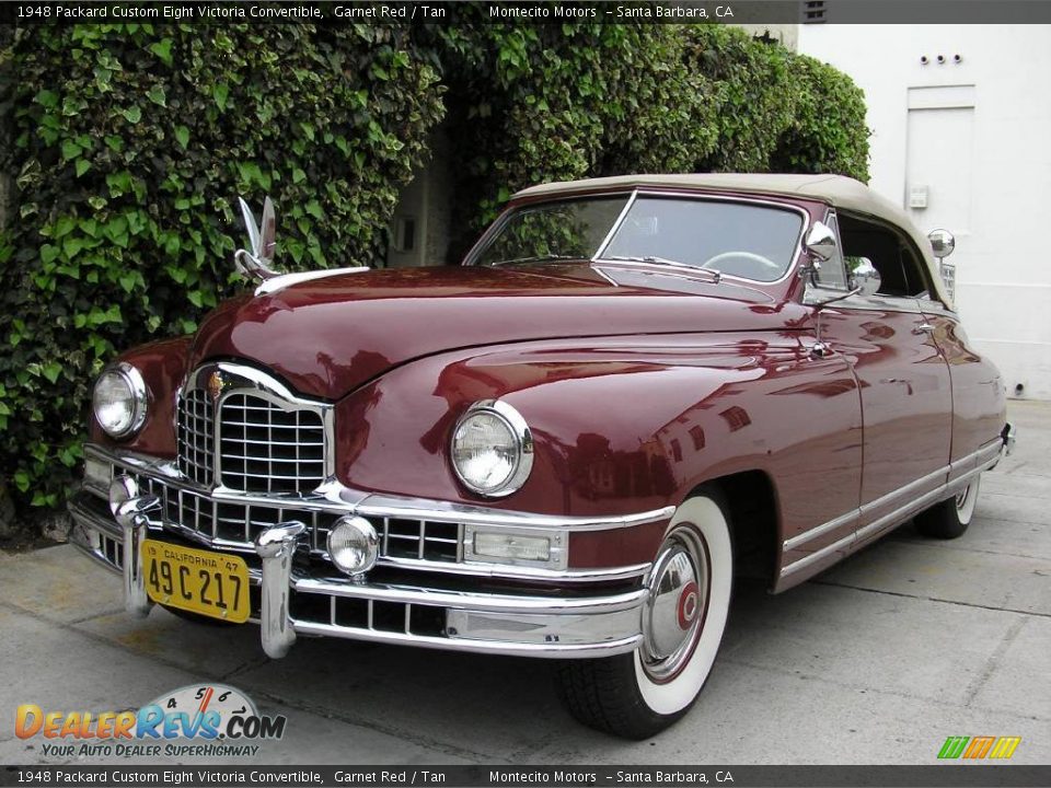 Front 3/4 View of 1948 Packard Custom Eight Victoria Convertible Photo #14