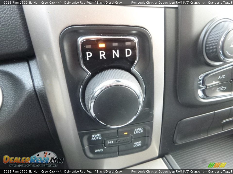2018 Ram 1500 Big Horn Crew Cab 4x4 Delmonico Red Pearl / Black/Diesel Gray Photo #19