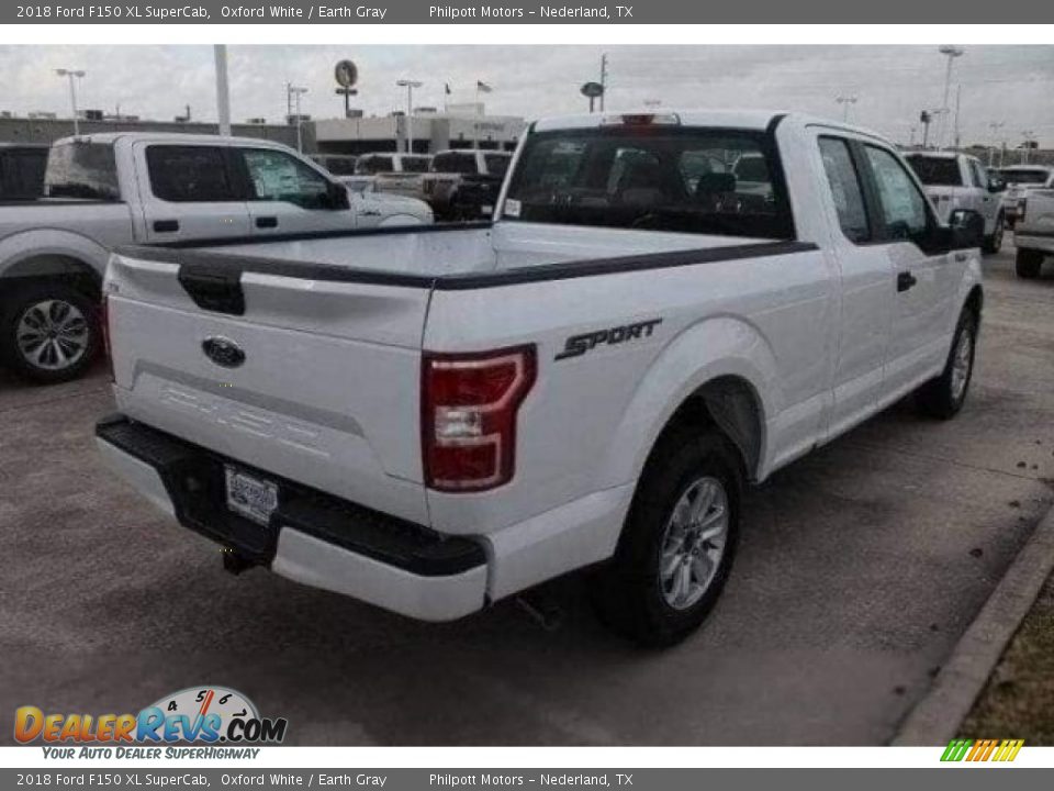 2018 Ford F150 XL SuperCab Oxford White / Earth Gray Photo #7