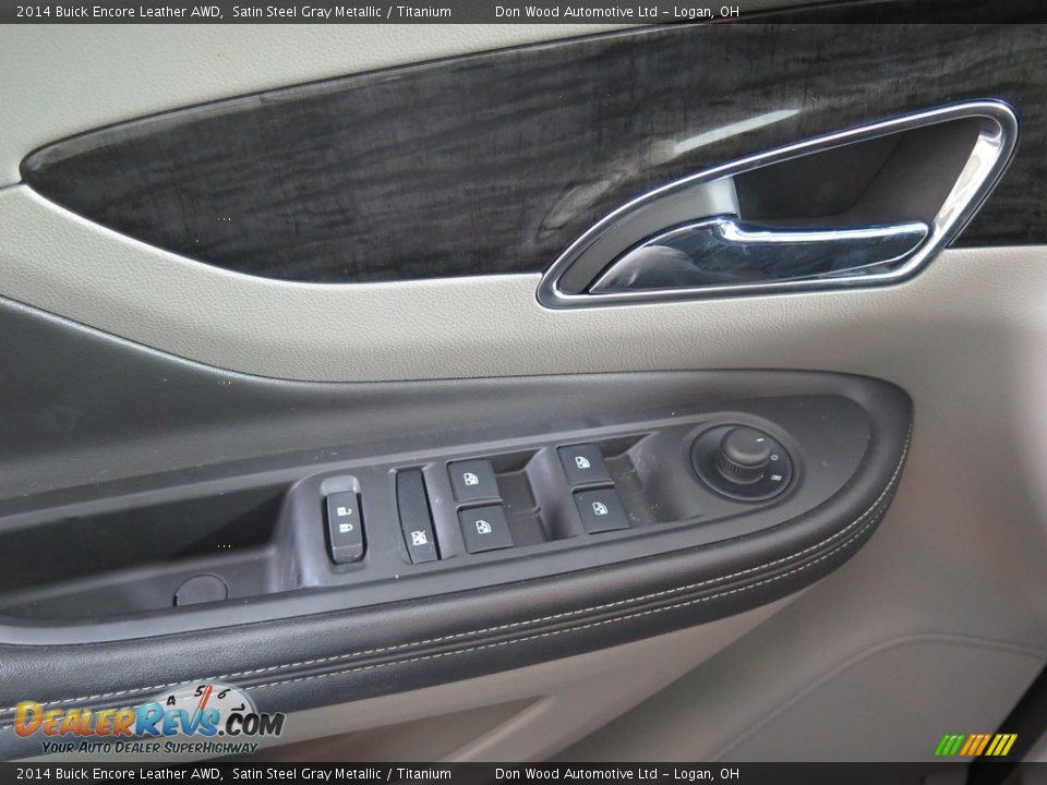 2014 Buick Encore Leather AWD Satin Steel Gray Metallic / Titanium Photo #34