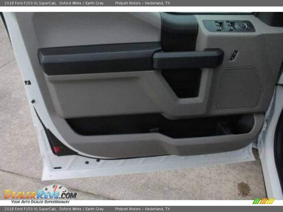 2018 Ford F150 XL SuperCab Oxford White / Earth Gray Photo #9