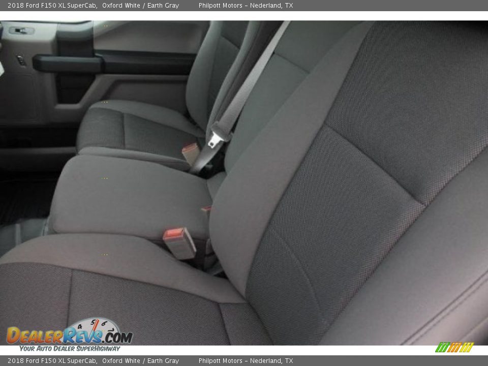 2018 Ford F150 XL SuperCab Oxford White / Earth Gray Photo #11