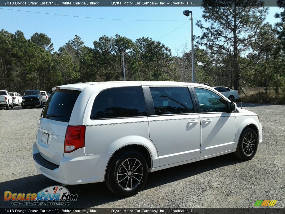 2018 Dodge Grand Caravan SE White Knuckle / Black Photo #5