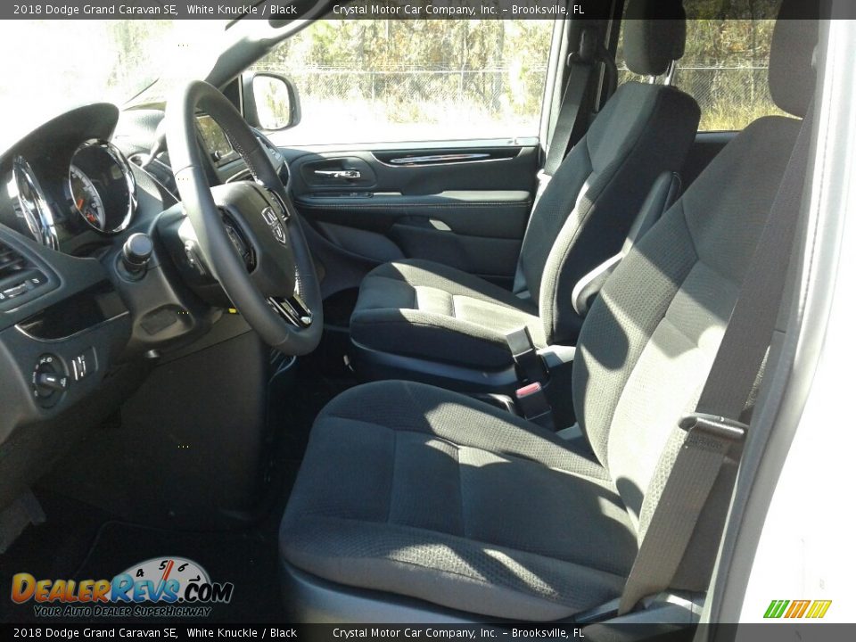 2018 Dodge Grand Caravan SE White Knuckle / Black Photo #9