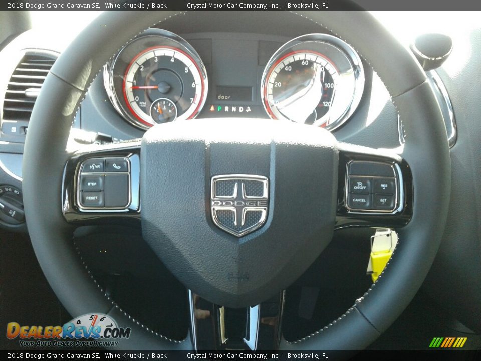 2018 Dodge Grand Caravan SE White Knuckle / Black Photo #14