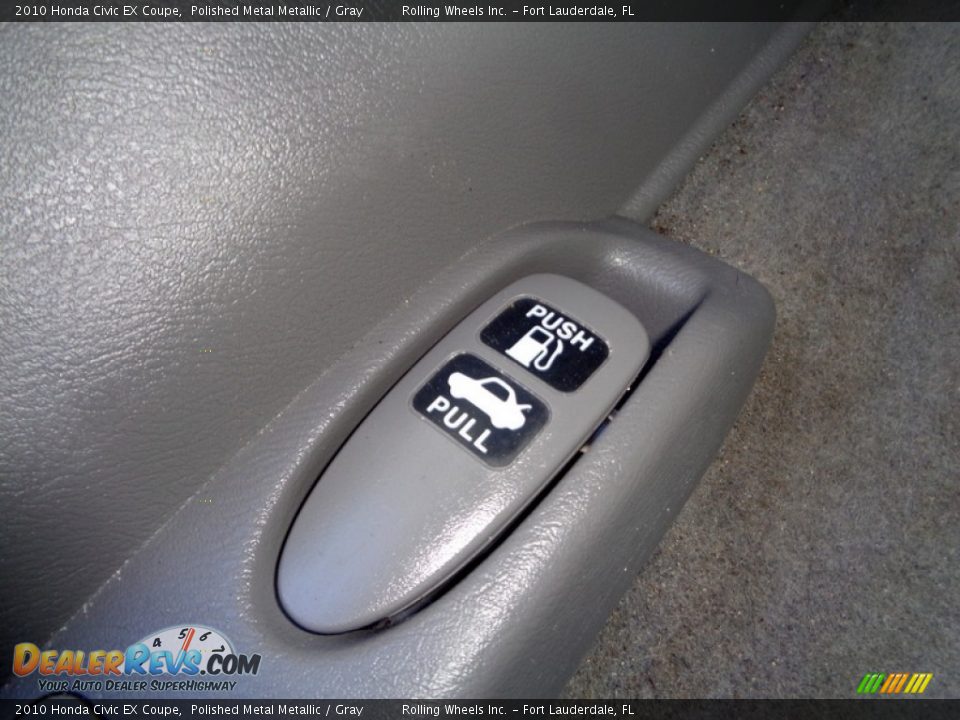 2010 Honda Civic EX Coupe Polished Metal Metallic / Gray Photo #20