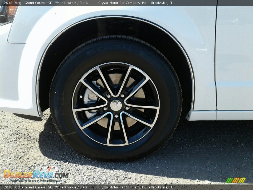 2018 Dodge Grand Caravan SE White Knuckle / Black Photo #20